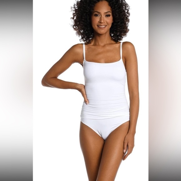 Island Goddess Rouched Body Lingerie Mio One Piece Swimsuit NWT size 10 - Picture 1 of 12